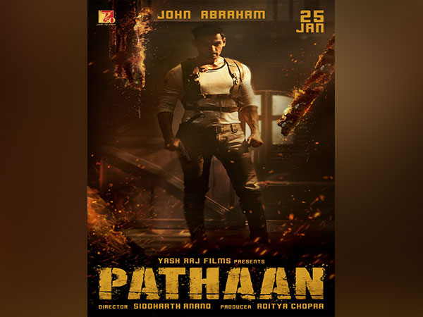 John Abraham’s rugged first look from ‘Pathaan’ sets