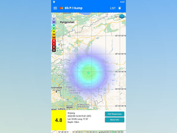 Earthquake of 4.8 magnitude hits Leh’s Alchi, Ladakh