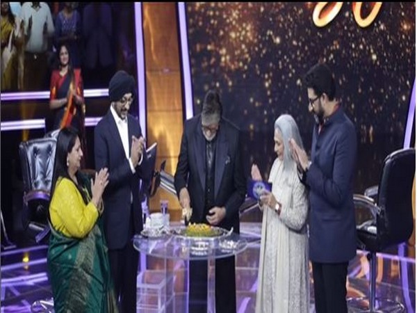 Here’s how Abhishek, Jaya Bachchan surprised Big B on KBC sets