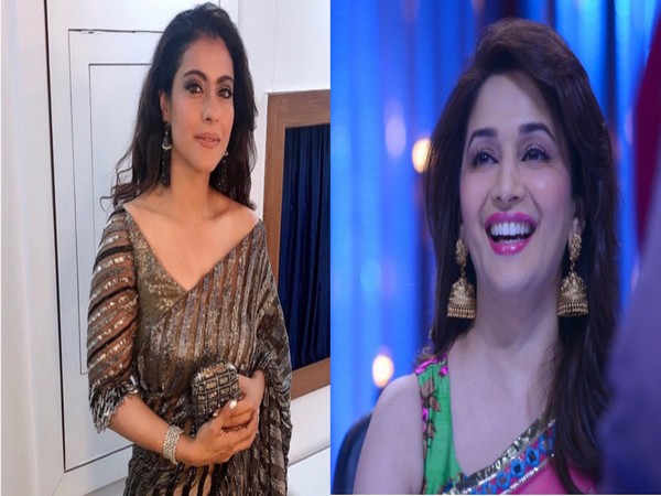 Kajol dances with Madhuri Dixit in Manish Malhotra’s Diwali party