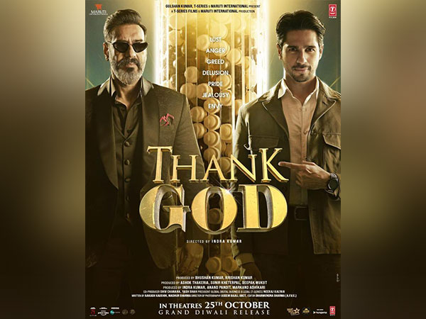 Sidharth, Ajay’s ‘Thank God’ title track out now