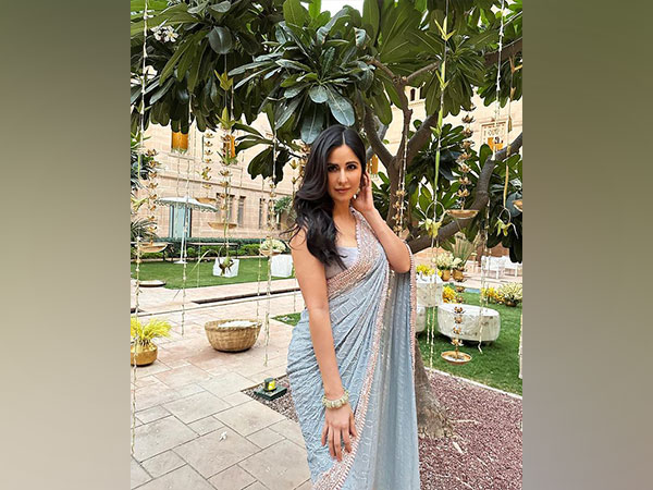 Katrina Kaif stuns in dreamy blue saree