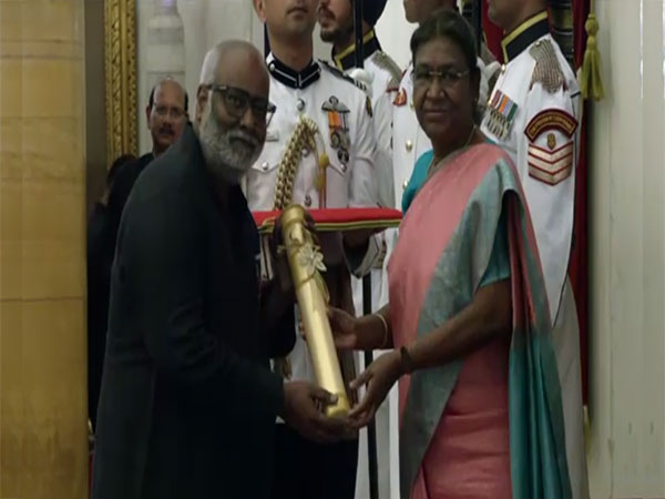 Music composer MM Keeravaani receives Padma Shri