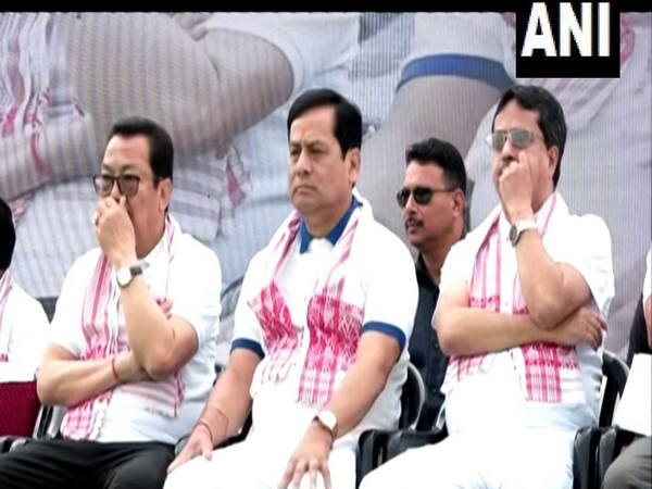 Minister Sarbananda Sonowal attends Yoga Mahotsav