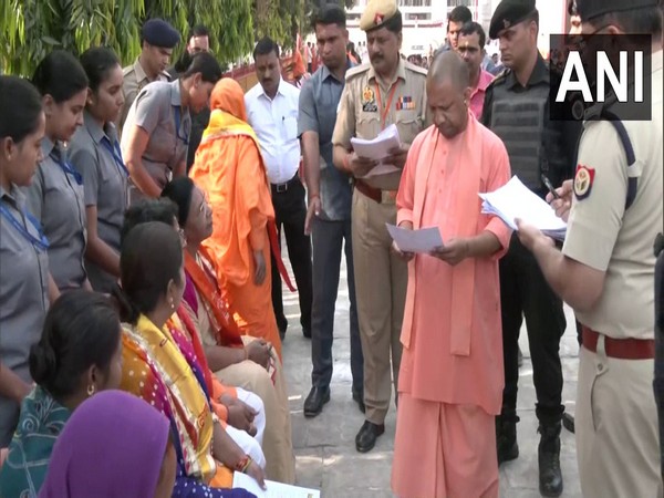 CM Yogi meets people at ‘Janata Darshan’ in Gorakhpur