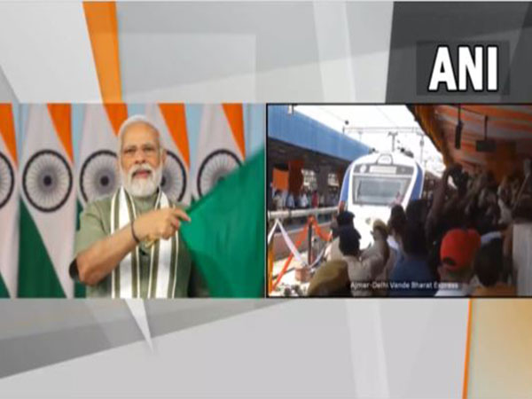 PM Modi flags off Delhi-Jaipur-Ajmer Vande Bharat Express