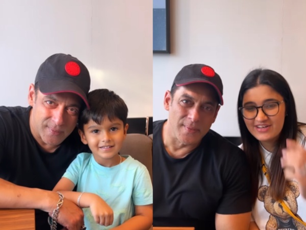 Salman Khan poses with Sania Mirza’s son, sister in Dubai