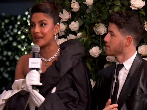 Priyanka, Nick twin in Valentino ensembles