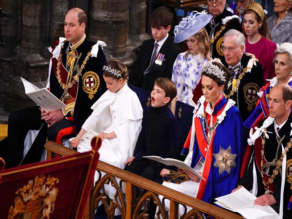 Prince Louis yawns amid King Charles III’s coronation ceremony