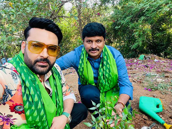 Kapil Sharma participates Green India Challenge