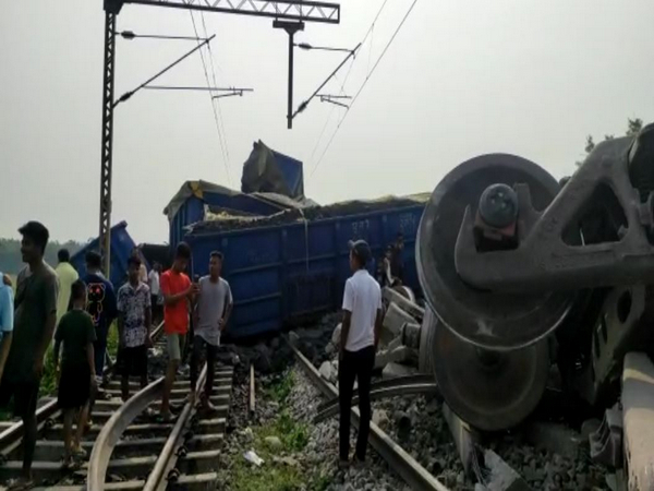 Goods train carrying coal derailed near Boko