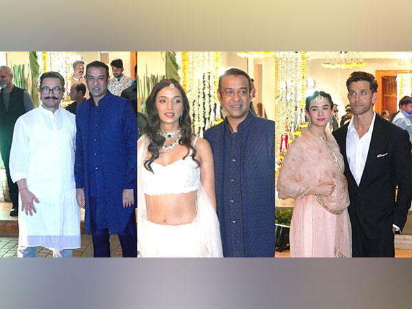 Celebs arrive at Producer Madhu & Ira’s wedding