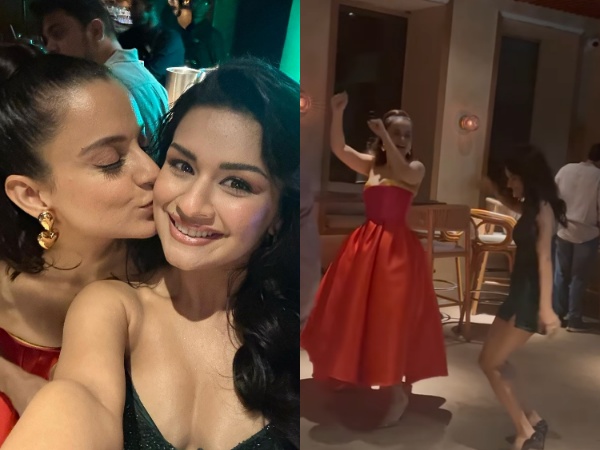 Kangana Ranaut grooves with Avneet Kaur at ‘Tiku weds Sheru’