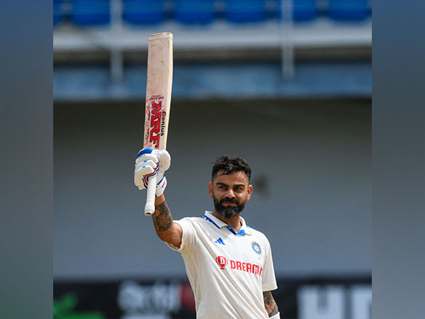 Virat Kohli on ton against WI in 2nd Test