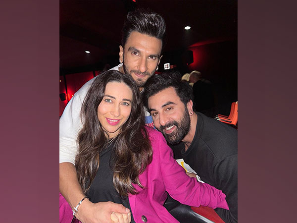 Karisma Kapoor drops a picture with her “heartline”