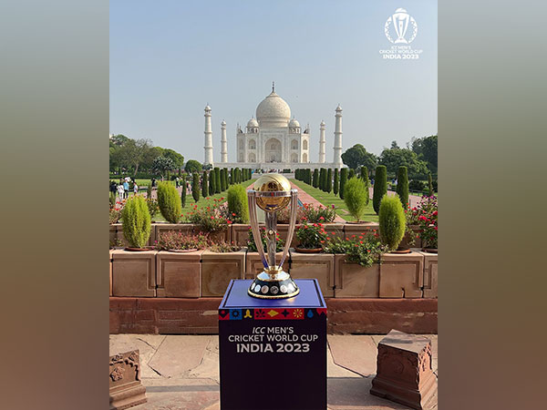 ICC Cricket World Cup trophy reaches Taj Mahal