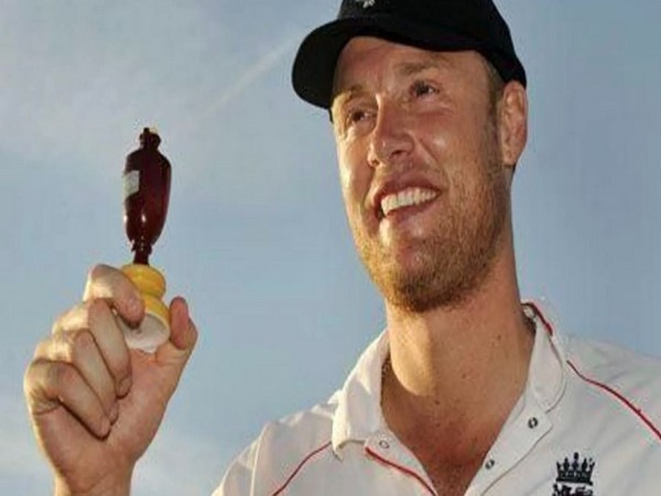 England cricketer Andrew Flintoff makes first appearance