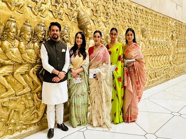 Bollywood actresses Bhumi, Shehnaaz visit new Parliament building