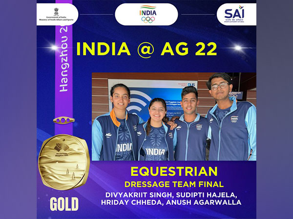 India Wins First Gold in Team Dressage at Asian Games