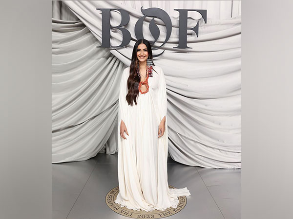 Indian Actor Sonam Kapoor Shines in White Gown