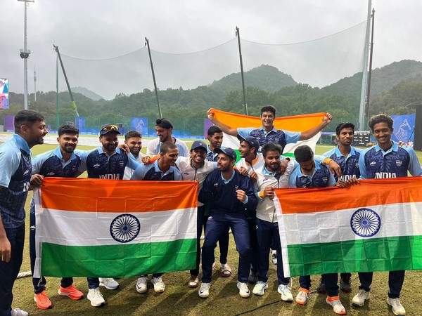 Indian Cricketer Rohit Celebrates Historic Gold at Asian Games