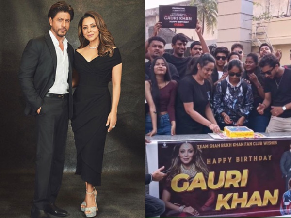 Indian Actor SRK Fans Celebrate Gauri Khan’s Birthday