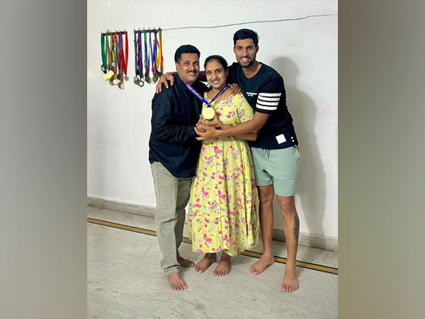 Tilak Varma gifts gold medal to parents