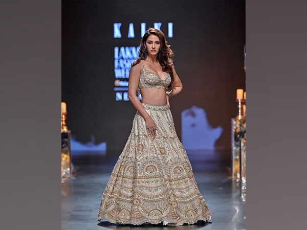 Disha Patani stuns in pastel lehenga at Lakme Fashion Week 2023