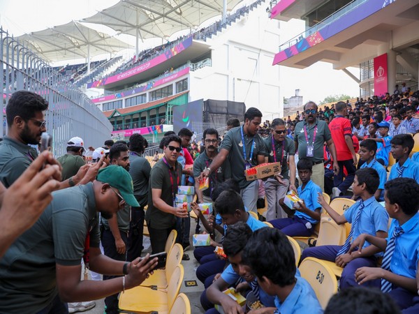 1750 Kids Attend CWC 2023: NZ vs. Bangladesh