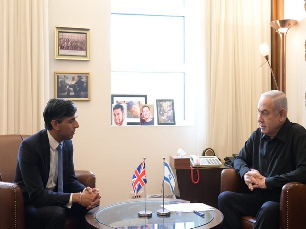 Netanyahu Meets UK’s Rishi Sunak Privately