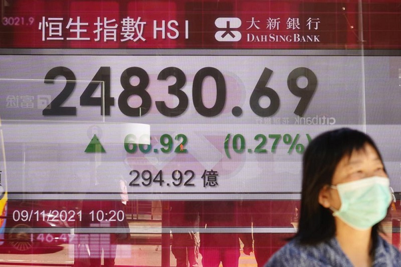 World stock markets lower after Wall St hits record again