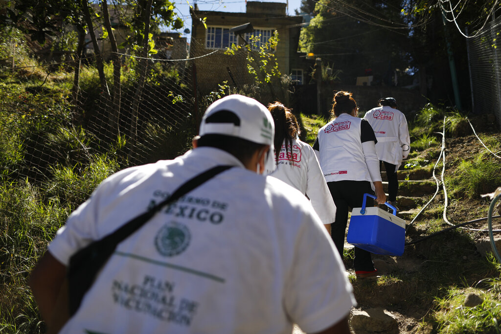 The Latest: Chinese, Russian vaccines to arrive in Mexico