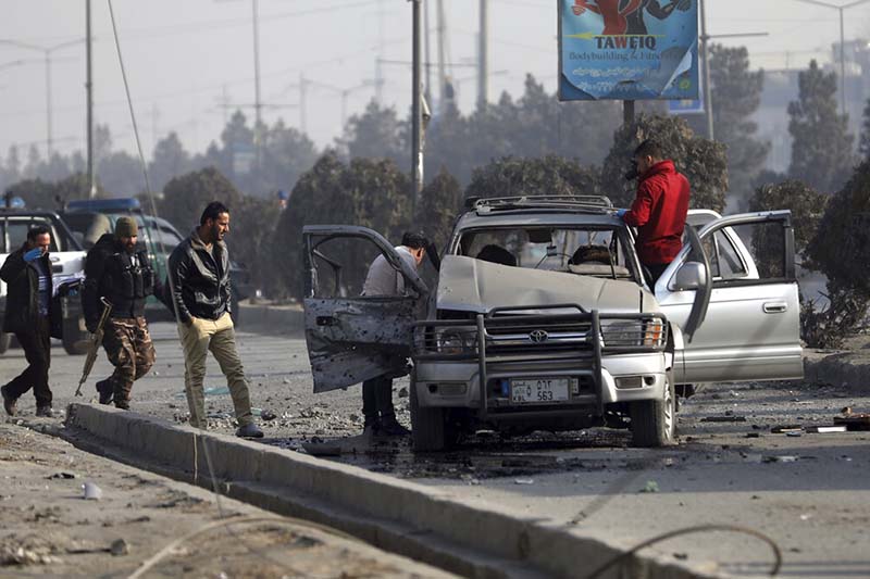 Two killed in Afghanistan bombing