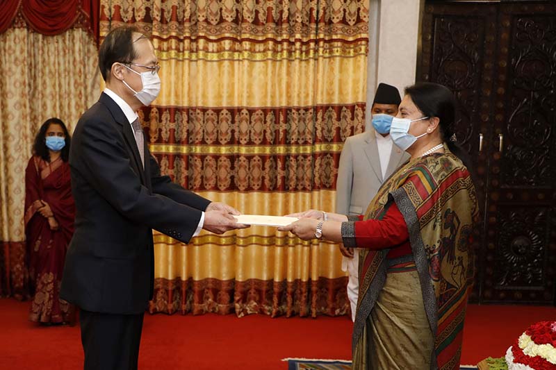 Four ambassadors present credentials to President