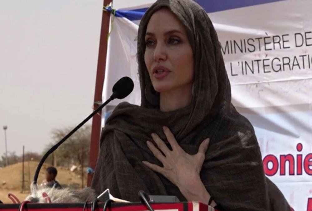 Angelina Jolie visits Burkina Faso