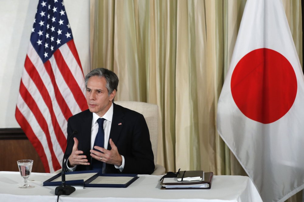 Japan, US to share China concern as ministers meet in Tokyo