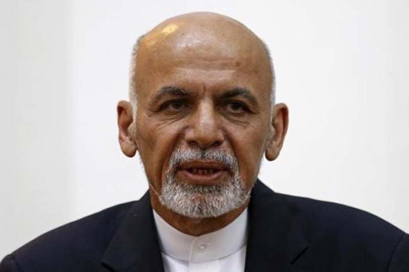 Afghan President Ashraf Ghani in Abu Dhabi