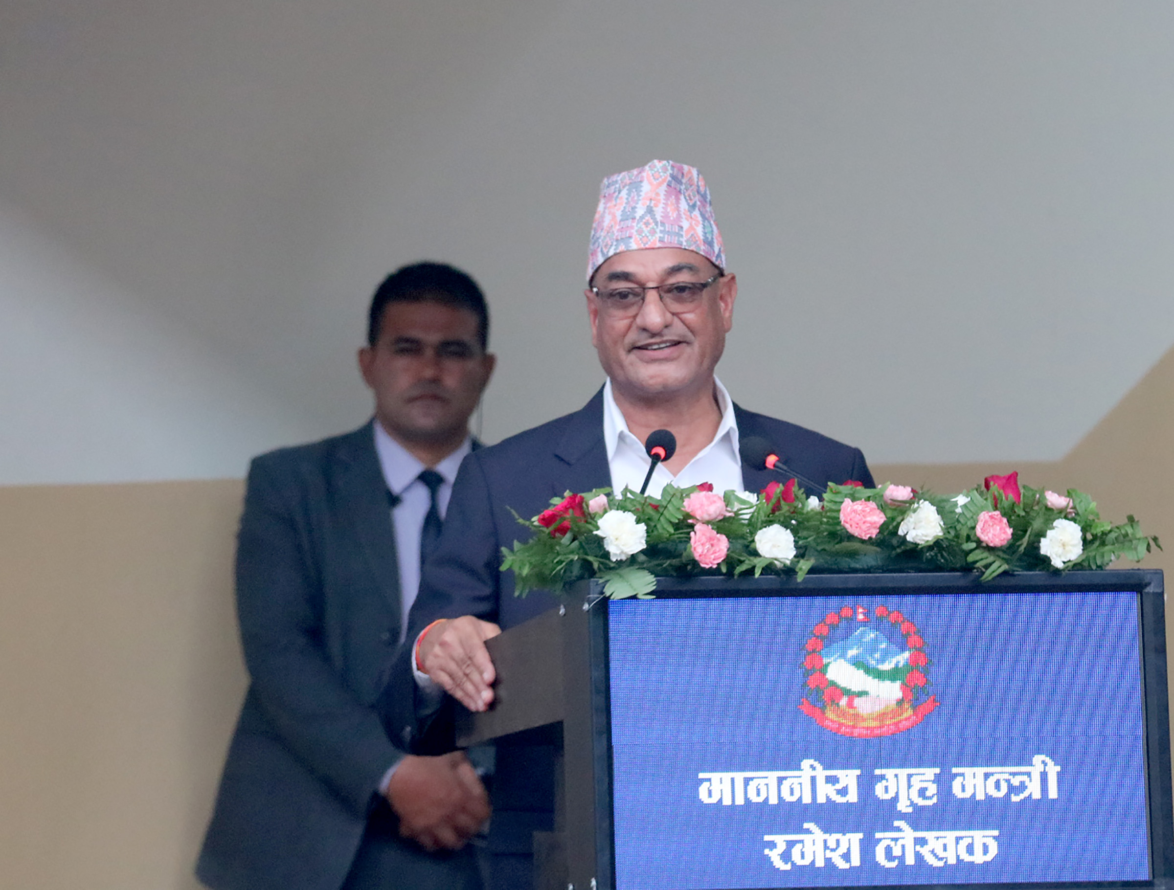 Home Minister Lekhak instructs Nepal Police to keep people’s concern in priority