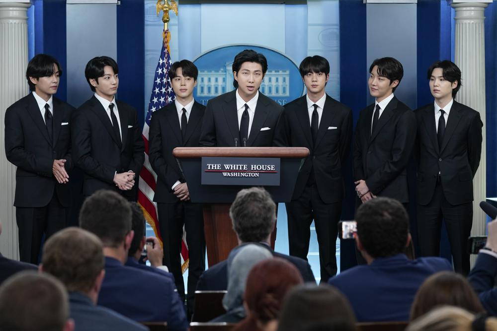 BTS visits White House to discuss combating hate crime surge