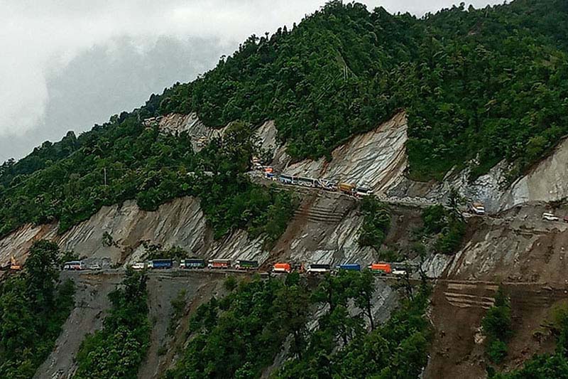 Landslide blocks Mahakali Highway in Baitadi