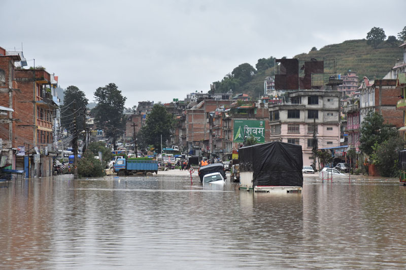 In Pictures: Kavre’s Banepa Municipality inundated