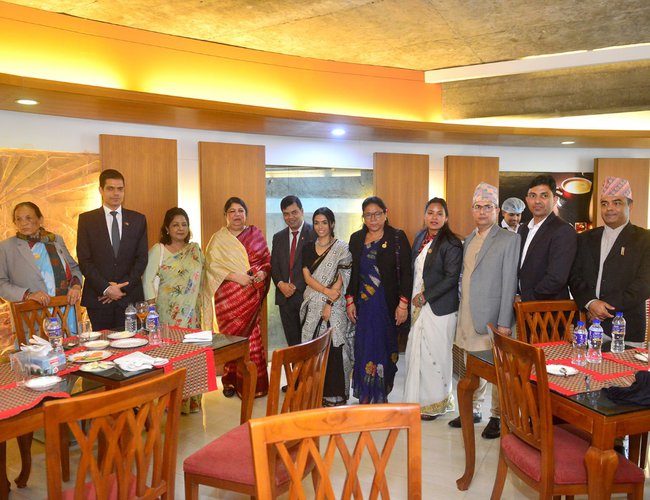 Nepali Delegation Meets Bangladesh Parliament Speaker