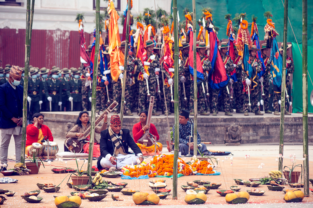 In pics: ‘Basanta Shrawan’ ritual in Hanumandhoka