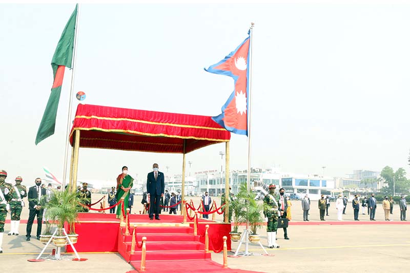 In pictures: President Bhandari in Bangladesh