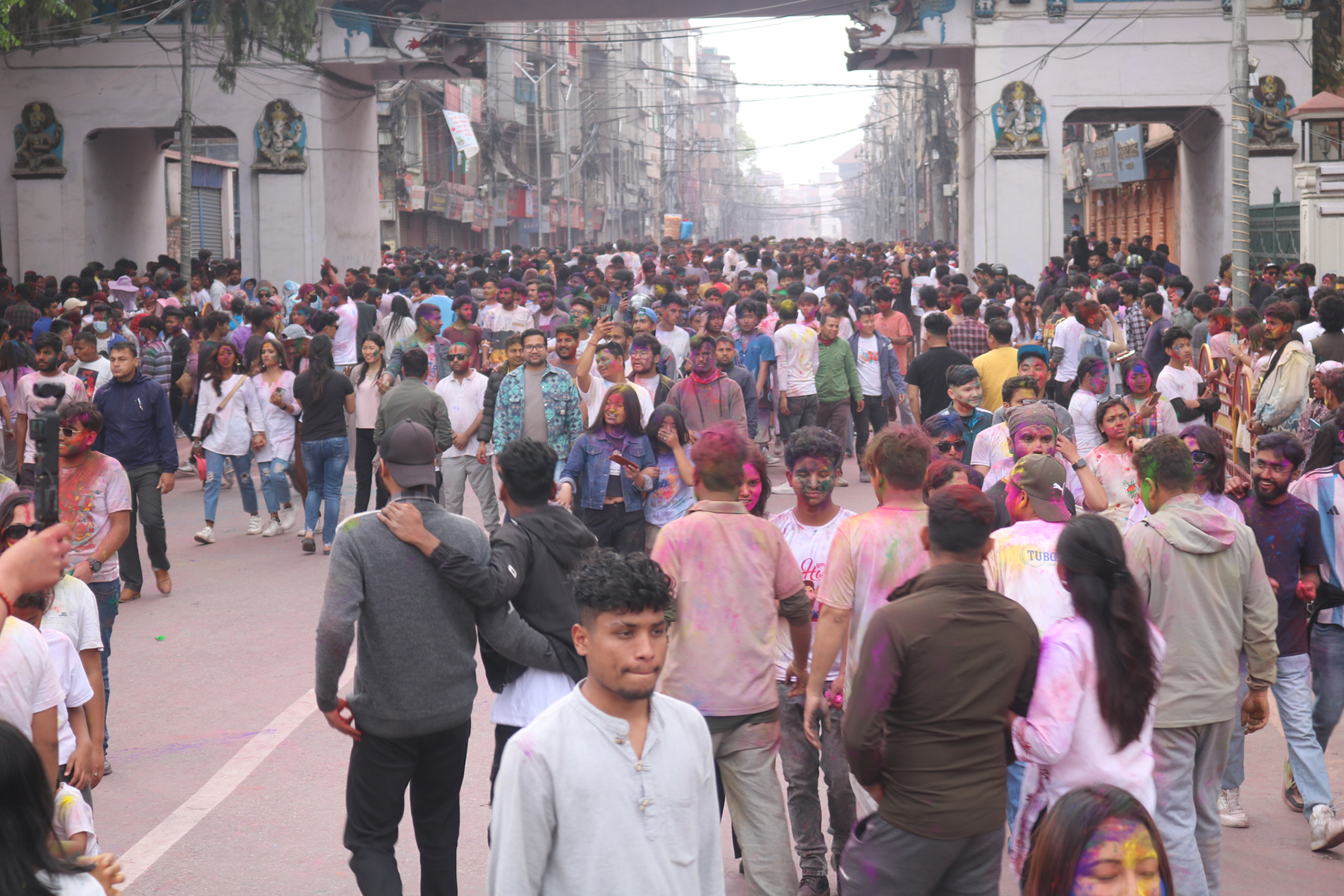 Glimpses of Holi festival