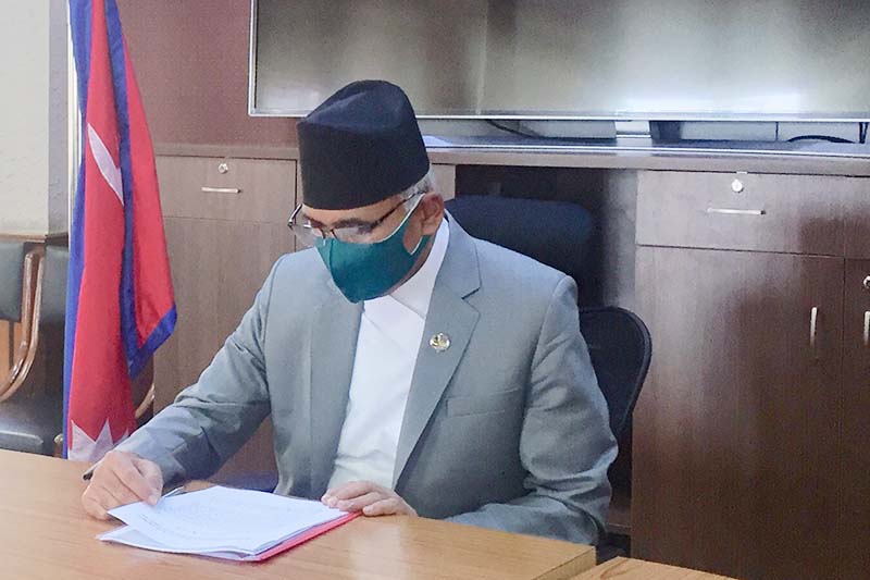 Delegation led by UML Vice-Chair Poudel returns home