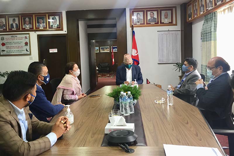 Minister Poudel urges tourism businesses to utilise facilities provided in budget