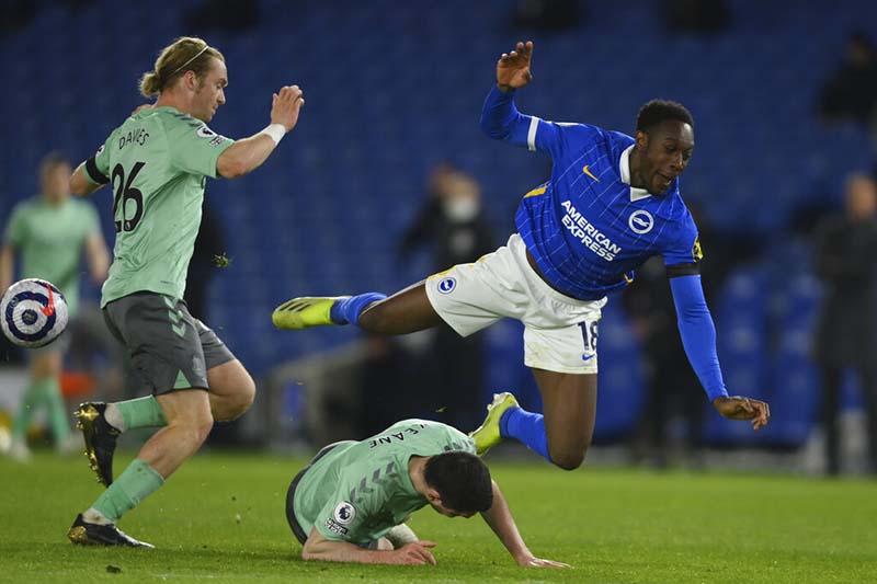 Everton’s top-4 hope fading after 0-0 draw at Brighton