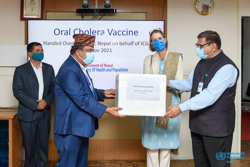 WHO provides over 2.50 lakh doses of Oral Cholera Vaccines