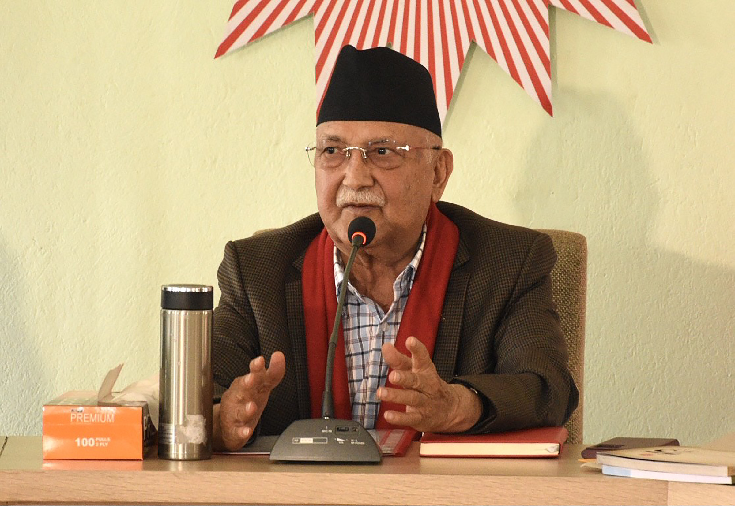 UML’s whip to vote against PM Dahal-led government